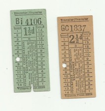Bus tickets; STOCKPORT CORPORATION    [stage punch]