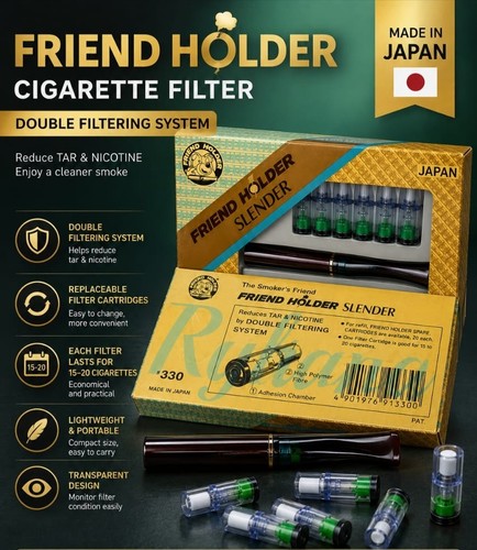 Cigarette filter holder - cigarette,