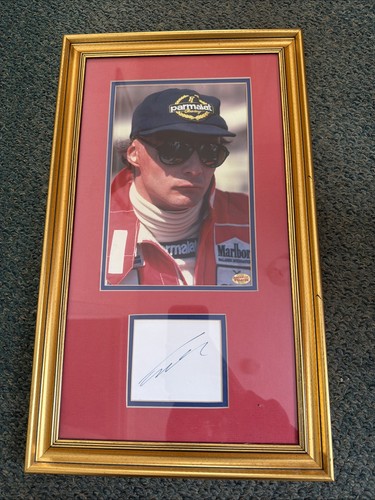 Niki lauda hand signed - f1,