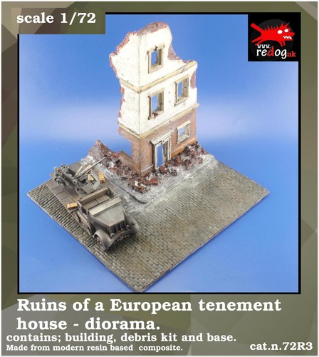 Redog ruined building - redog, 1/72