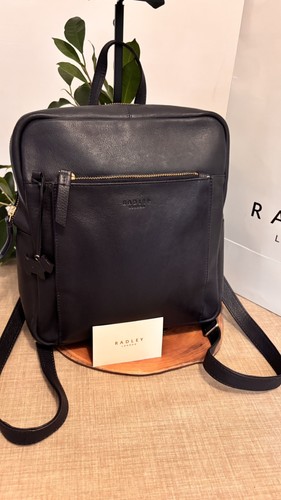 Radley london navy backpack - london,