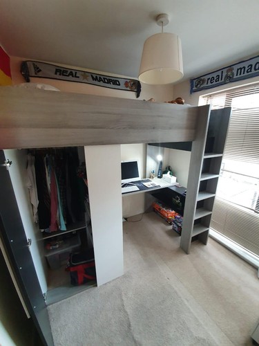 Bunk bed with - bed, storage