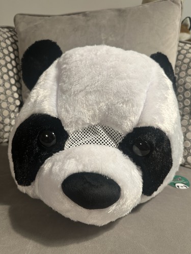 Panda plush mascot head - panda,