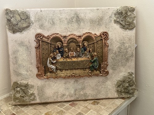 The last supper relief - supper, 3d