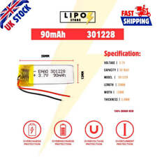 ⚡ 3.7V 301228 90mAh LiPo