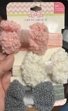 Tiny Treasure 3Pc Value Pack Hair Accessories  Bow Headwrap