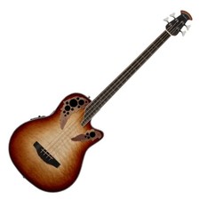 Ovation CEB44X-7C Celebrity Mid-Depth Acoustic Electric Bass in Cognac Burst