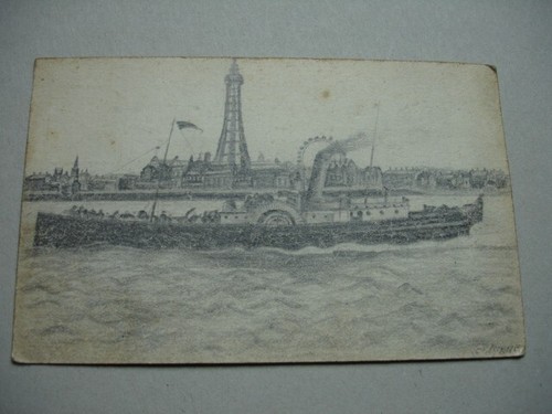 Antique pencil postcard of - pencil,