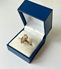 9ct yellow gold morganite - 9ct, gold,