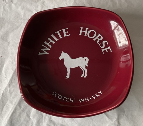 Vintage ceramic white horse - vintage,