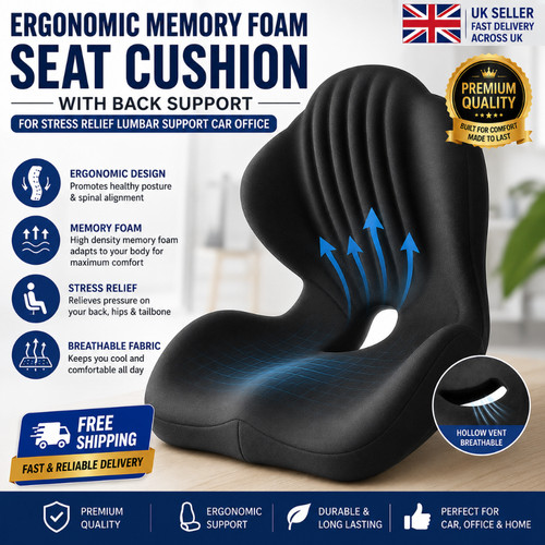 Ergonomic back and - and, seat