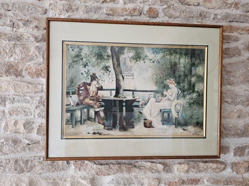 Watercolor painting lovers - painting,