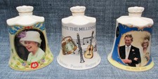 BELLS Aynsley THREE Millennium, Charles Wedding, Queen Birthday, large size Q