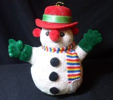 GISELA GRAHAM SNOWMAN TREE HANGING CHRISTMAS DECORATION