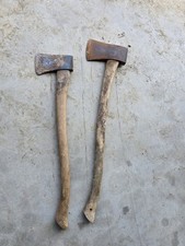 Vintage pair of sweeden axe Handle Felling tree tool