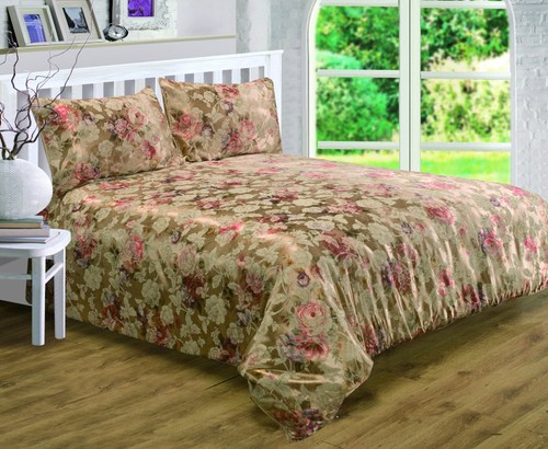Anastasia gold floral jacquard - gold,