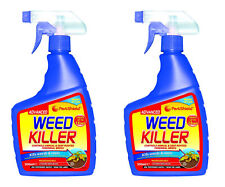 2 X PestShield Advanced Weed Killer Trigger Spray 500ml Kills Weeds Roots