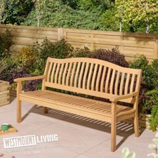 NEW 5FT 3 SEATER HARDWOOD