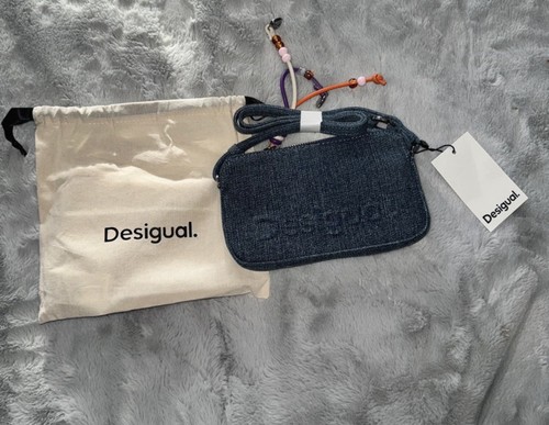 Desigual denim crossbody bag - crossbody,