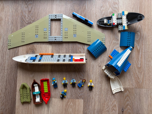 Lego parts aeroplane - -,