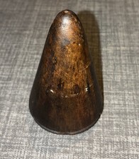 Antique plumbers turnpin treen - plumbers,