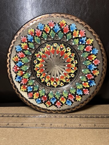 Vintage hand painted mandala - vintage,