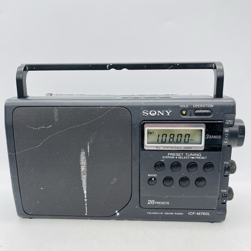Sony icf m760l band - icf-m760l,