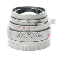 Light lens lab M 50mm F2 Summilux Elcan (for Leica M) + UV filter + hood Color
