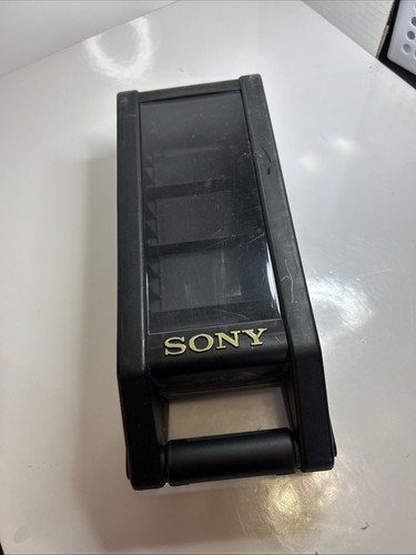 Vtg sony cassette - cassette, holder