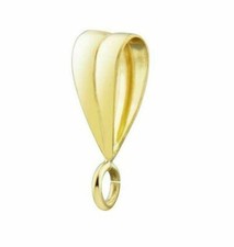 9ct Gold Pendant Bale Grooved