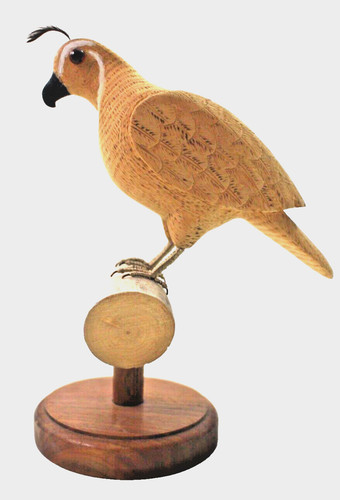 Hand carved wood desert gambel - hand,
