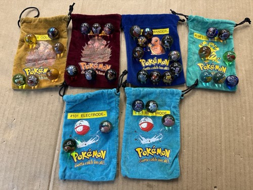 Vintage pokémon marbles - pokémon, +