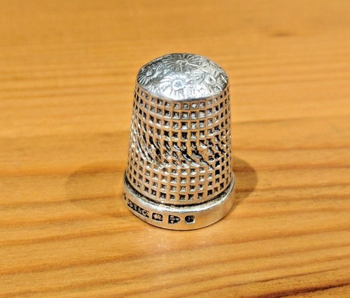 Sterling silver thimble 1900 - sterling,