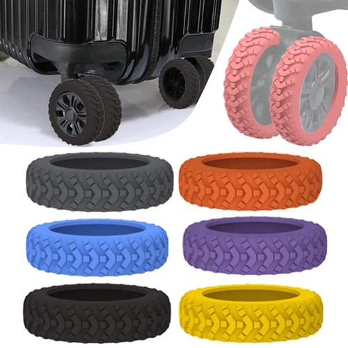 8pcs silicone luggage - silicone,