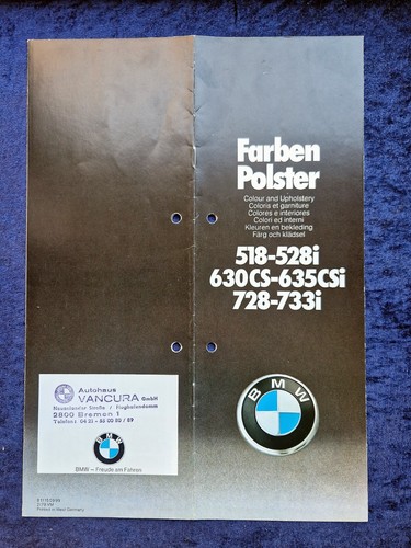 Bmw colours upholstery - bmw, &