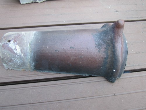 Old antique ridge tile - ridge, roof