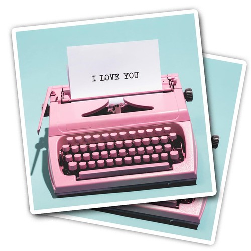 Vinyl stickers pink vintage - vinyl,