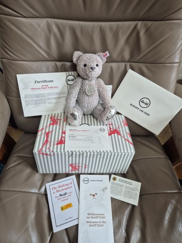 Steiff platinum paper - paper, teddy