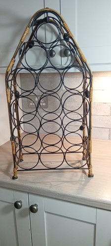Metal wine rack bottles - 15,
