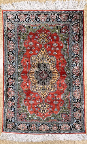 Vintage hand knotted - knotted, silk