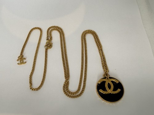 Chanel double round pendant - double,