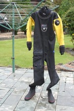 Northern Diver Vortex 3 Dry Suit Wet Suit - Size M/ML with Boots9 or EU 43