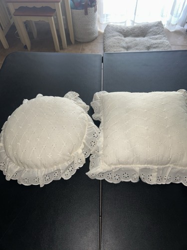 Vintage white lace - lace, throw