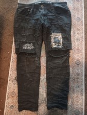Crust Pants Punk Hand Sewn