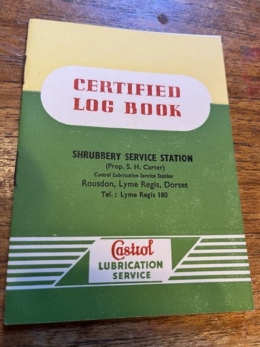 Vintage original castrol - original, log