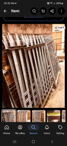 Used palisade security fencing - used,