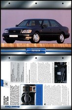Toyota Lexus LS 400 - 1998 - Saloons - Atlas Dream Cars Fact File Card