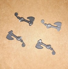 Warhammer Fantasy (AoS): Dwarf bits: Dwarf Throwing Axe in Hand - B