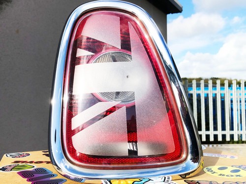 Etched union jack tail light - etched,
