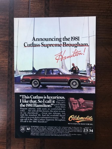 1981 vintage original print - , ad